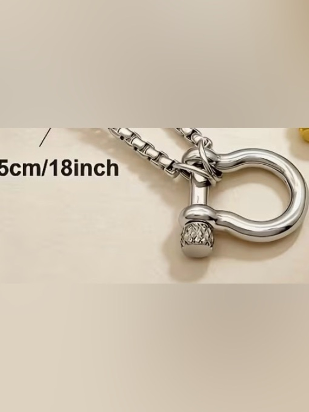 NWOT Carabiner Necklace - Picture 6 of 8